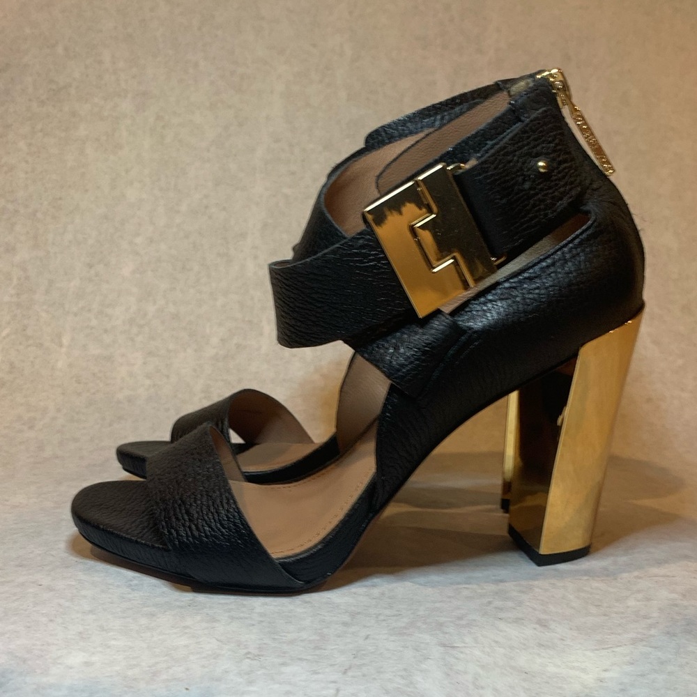 Rachel Zoe Leather Strap Heels, Size 7